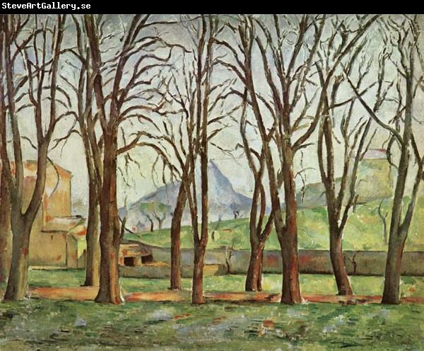 Paul Cezanne Chestnut Trees at the jas de Bouffan